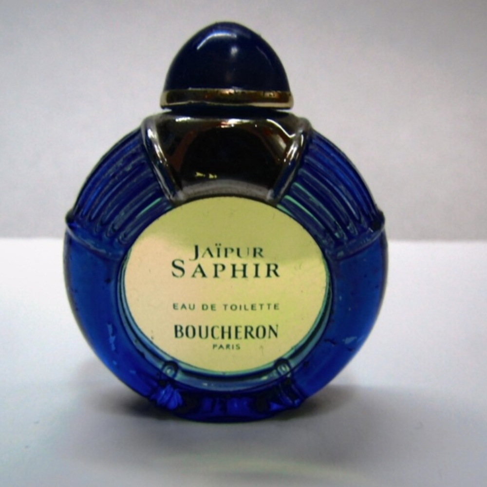 Boucheron Vintage Blue and Gold Parfume